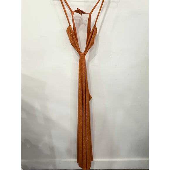Cult Gaia Serita Cut-out Maxi Dress Amber Women's Size XS - Picture 1 of 3